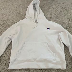 Champion white hoodie!!
